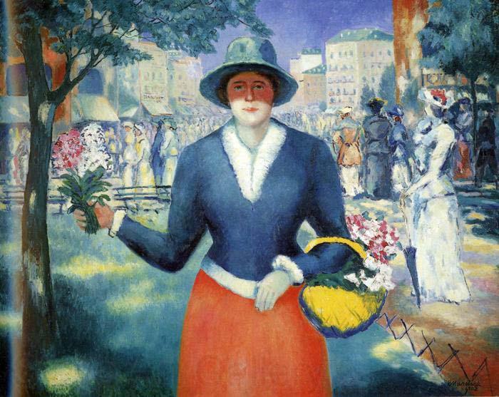 Kazimir Malevich Flower Girl, Germany oil painting art